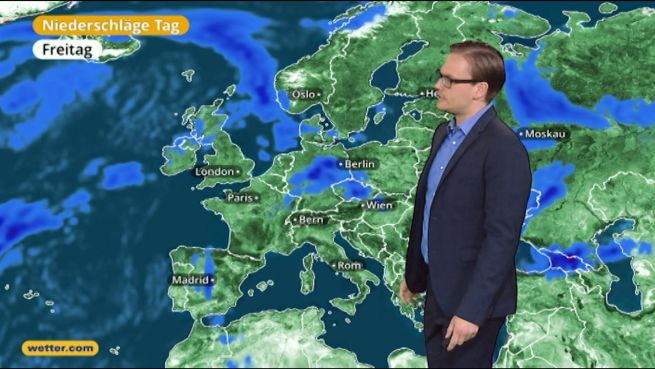 go to Das Wetter in Europa am 7. Juli 2017