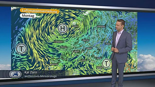 go to Das Wetter in Europa am 13. März 2016