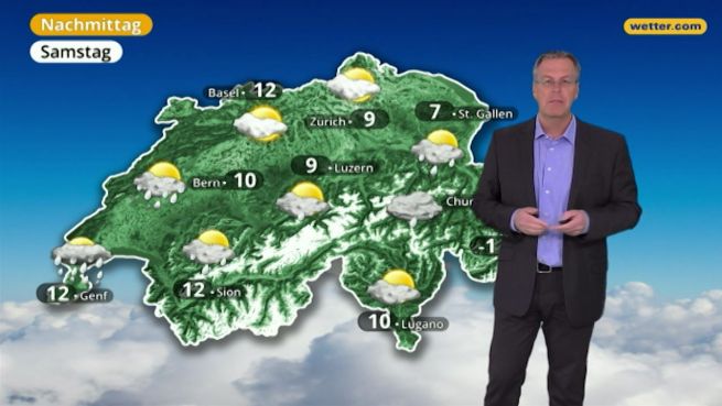 go to Das Wetter in der Schweiz am 31. März 2018