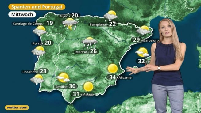go to Das Wetter in Europa am 26. Juni 2017