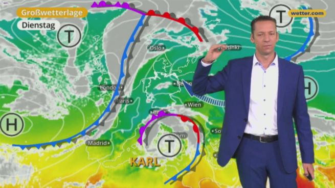 go to Das Wetter in Europa am 6. November 2017