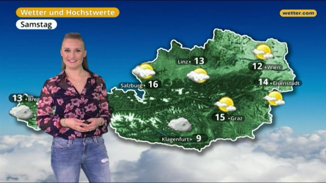 go to Das Wetter in Österreich am 8. März 2018