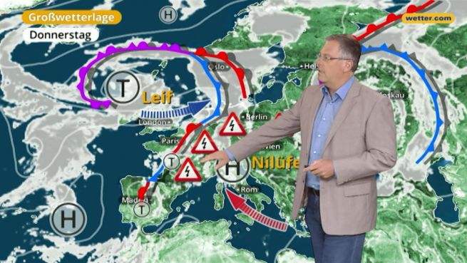 go to Das Wetter in Europa am 22. August 2017
