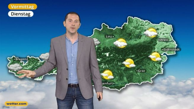 go to Das Wetter in Österreich am 25. Juli 2017