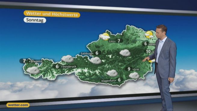 go to Das Wetter in Österreich am 05. Februar 2017