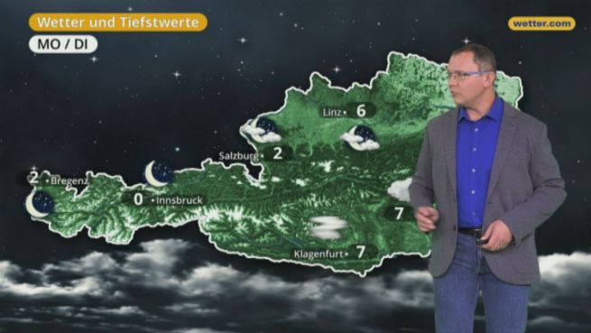 go to Das Wetter in Österreich am 6. November 2017