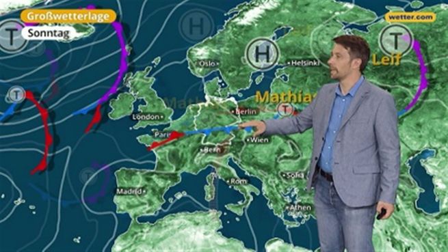 go to Das Wetter in Europa am 27. August 2017