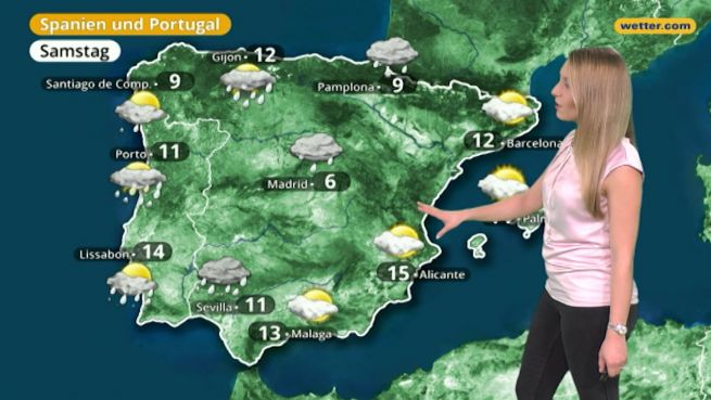 go to Das Wetter in Europa am 13. Januar 2018