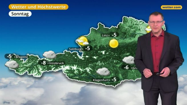 go to Das Wetter in Österreich am 24. Februar 2018