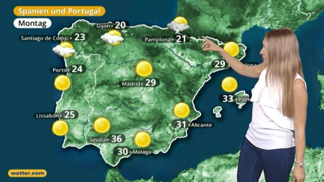 go to Das Wetter in Europa am 10. Juli 2017