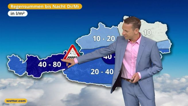 go to Das Wetter in Österreich am 11. Juli 2017