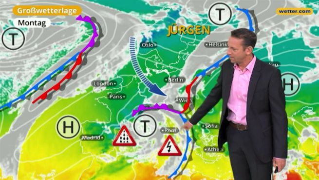 go to Das Wetter in Europa am 5. November 2017
