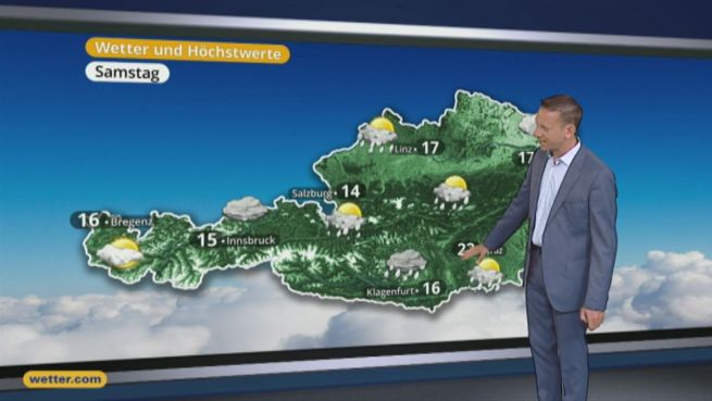 go to Das Wetter in Österreich am 20. Mai 2017
