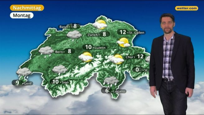 go to Das Wetter in der Schweiz am 03. März 2018