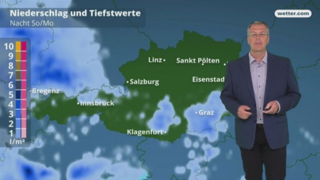 go to Das Wetter in Österreich am 13. Mai 2018