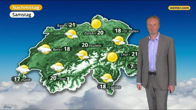 go to Das Wetter in der Schweiz am 12. April 2018