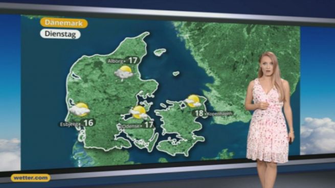 go to Das Wetter in Europa am 08. August 2016