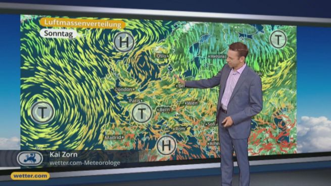 go to Das Wetter in Europa am 04. Juni 2016