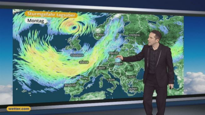 go to Das Wetter in Europa am 27. Februar 2017