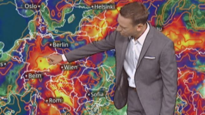 go to Das Wetter in Europa am 24. Juli 2016