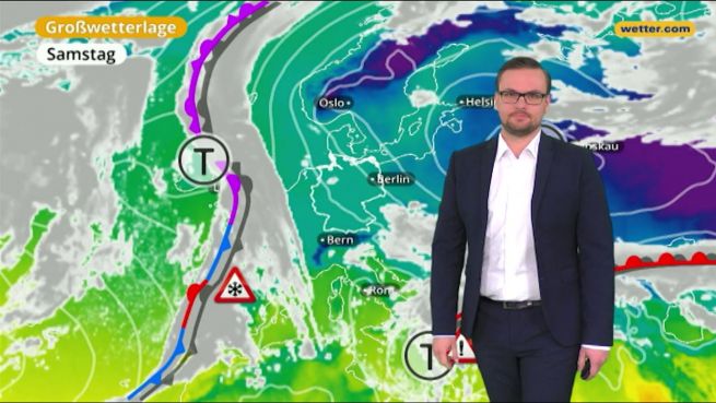 go to Das Wetter in Europa am 11. Januar 2018