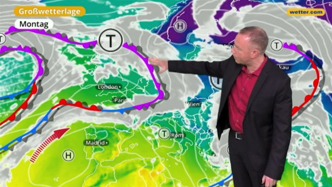 go to Das Wetter in Europa am 22. Januar 2018