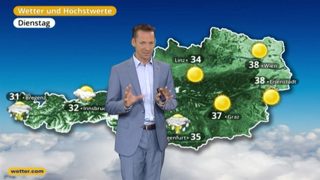 go to Das Wetter in Österreich am 31. Juli 2017