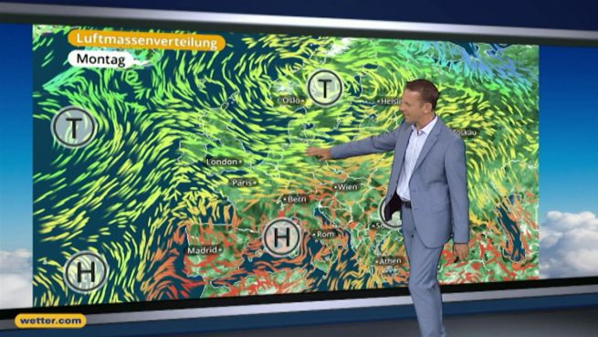 go to Das Wetter in Europa am 12. Juni 2017