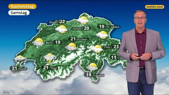 go to Das Wetter in der Schweiz am 26. April 2018