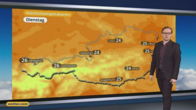 go to Das Wetter in Österreich am 23. Mai 2017