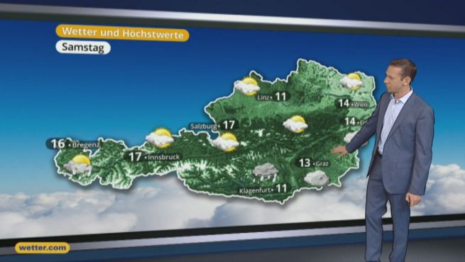 go to Das Wetter in Österreich am 05. November 2016
