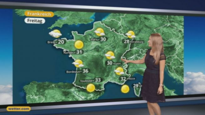 go to Das Wetter in Europa am 01. September 2016