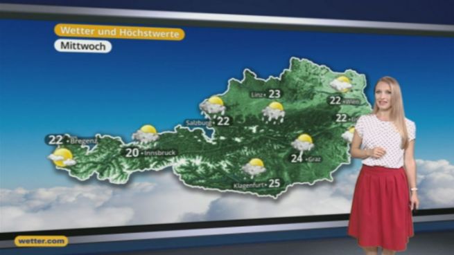 go to Das Wetter in Österreich am 22. Mai 2017