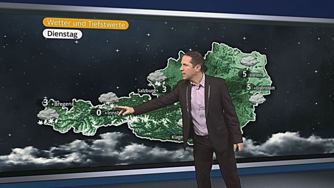 go to Das Wetter in Österreich am 14. März 2017