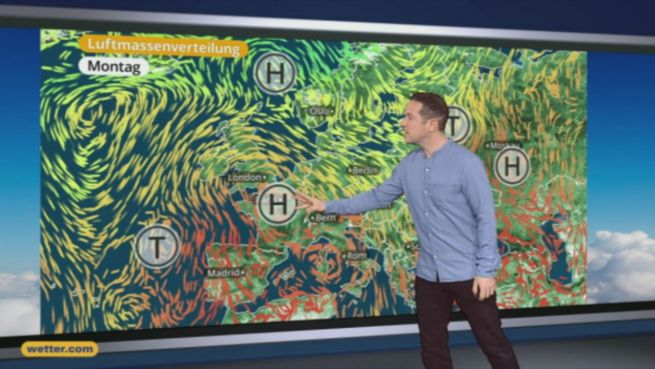 go to Das Wetter in Österreich am 18. Juli 2016