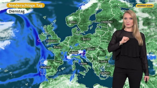 go to Das Wetter in Europa am 9. Januar 2018