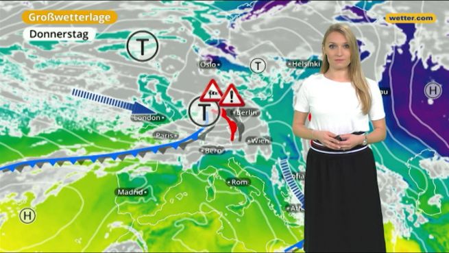 go to Das Wetter in Europa am 15. Januar 2018