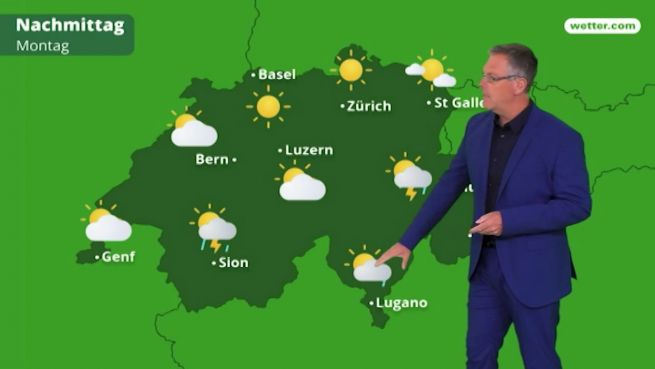 go to Das Wetter in der Schweiz am 2. Juli 2018