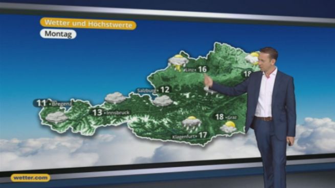 go to Das Wetter in Österreich am 08. Mai 2017
