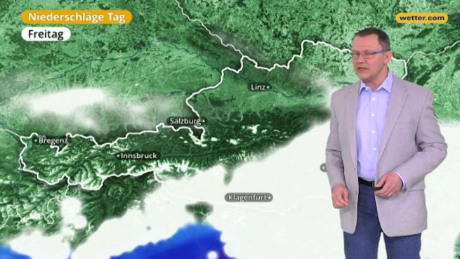 go to Das Wetter in der Österreich am 23. Februar 2018
