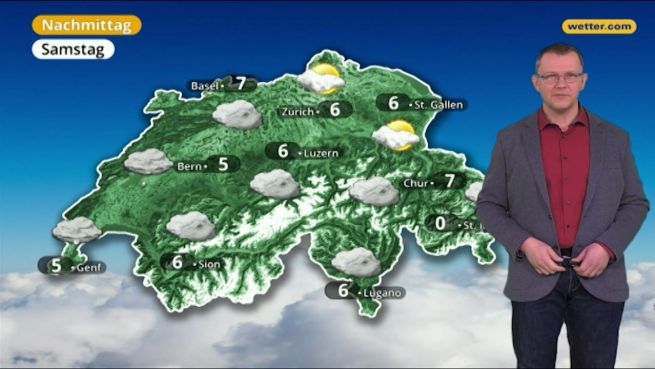 go to Das Wetter in der Schweiz am 01. März 2018