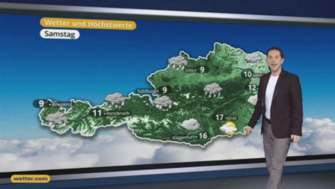 go to Das Wetter in Österreich am 18. März 2017