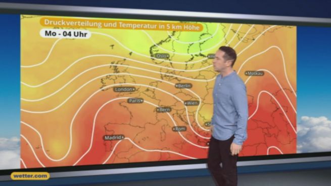 go to Das Wetter in Europa am 19. Juli 2016