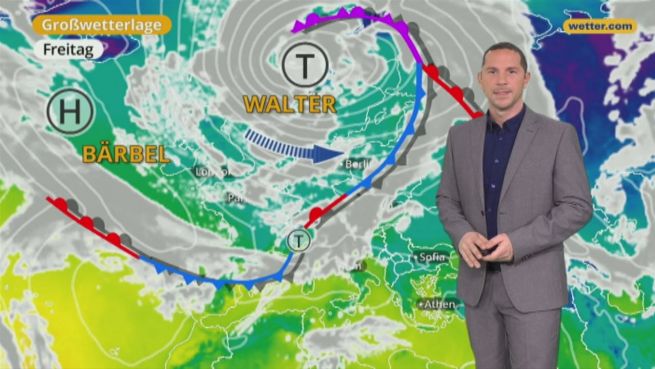 go to Das Wetter in Europa am 8. Dezember 2017