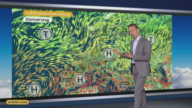 go to Das Wetter in Europa am 15. Juni 2017