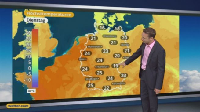 go to Das Wetter in Deutschland am 16. Mai 2017
