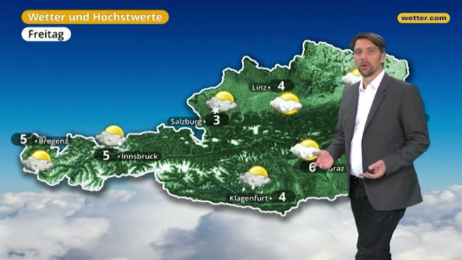 go to Das Wetter in Österreich am 20. Januar 2018