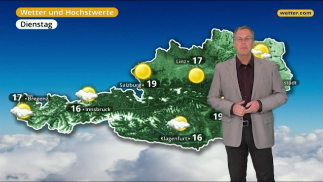 go to Das Wetter in Österreich am 01.April 2018