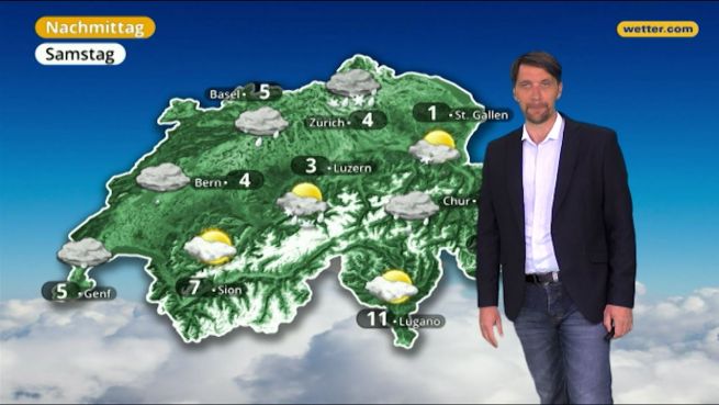 go to Das Wetter in der Schweiz am 15. März 2018