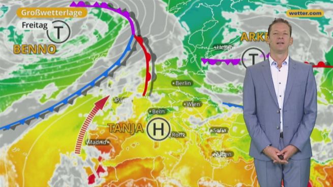 go to Das Wetter in Europa am 13. Oktober 2017